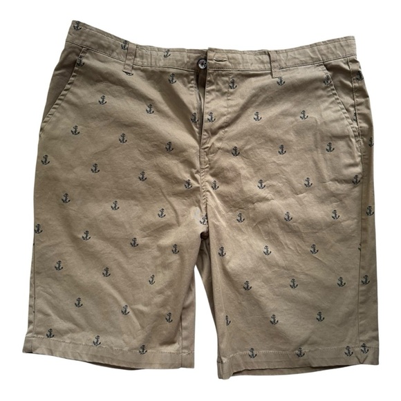 Hudson&Barrow NYC Other - Men's Tan Anchor Print Shorts US38